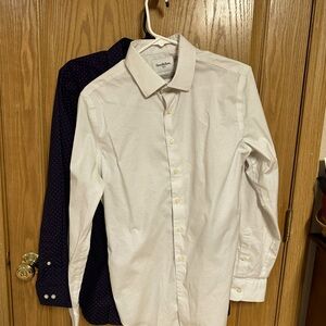 Two Goodfellow long sleeve dress shirts